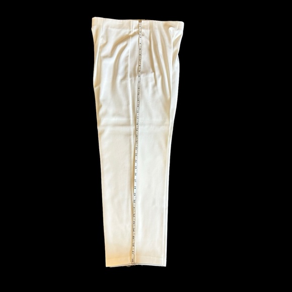 Women’s JM Collection Ivory Pleated Dress work Pants Size 12 - Picture 7 of 11